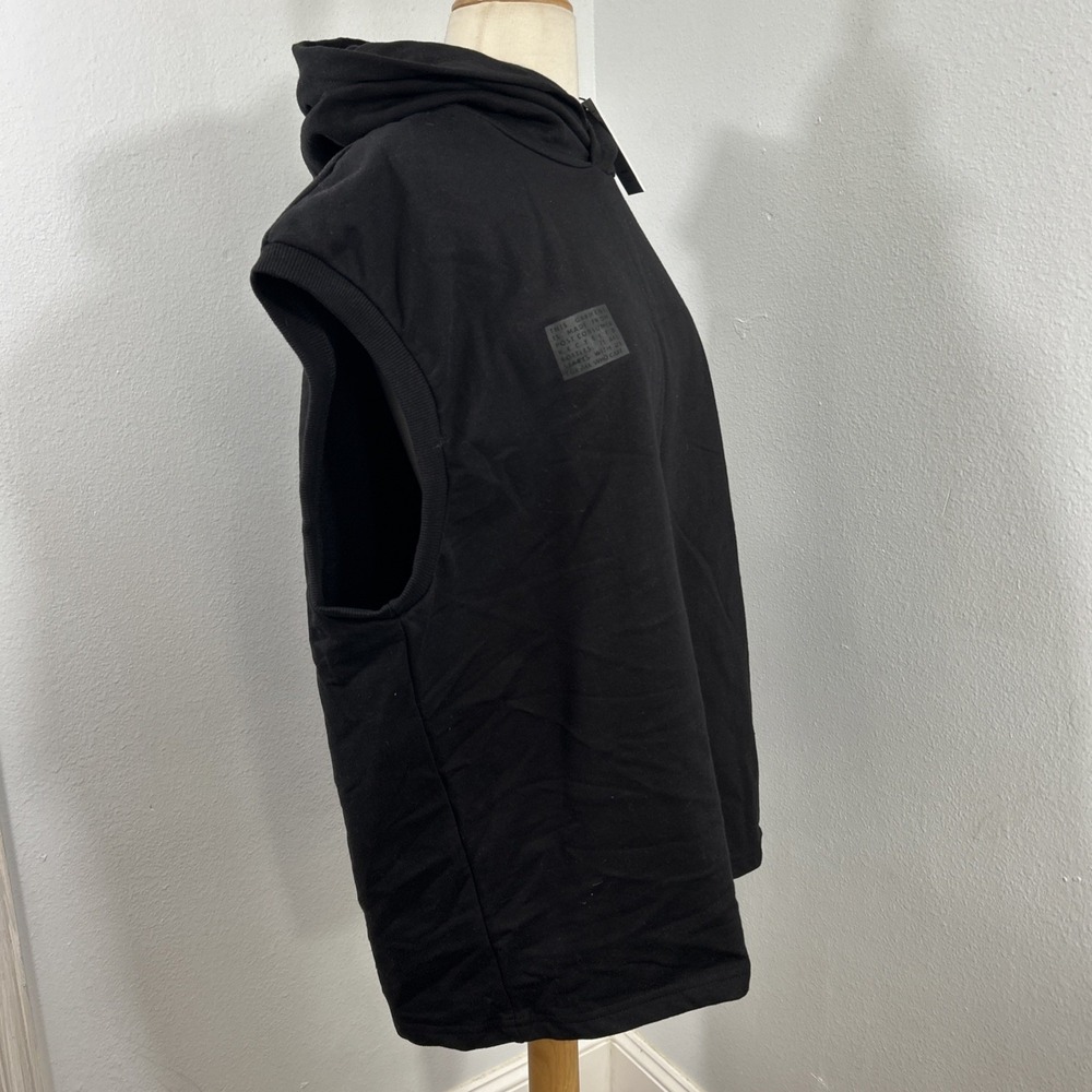 Noize Black Sleeveless Hoodie - Picture 4 of 10